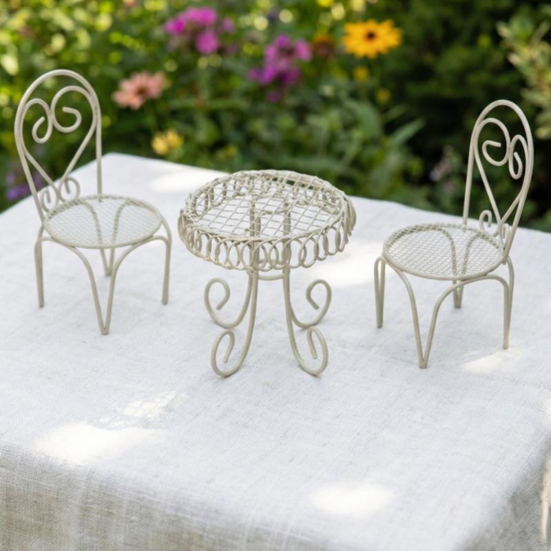 1/3 adet Dollhouse bahçe ekran - Home Decor Furniture incelemesi ve fiyatı