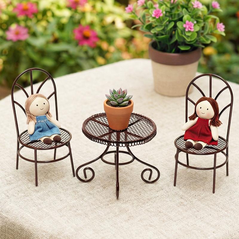 1/3 adet Dollhouse bahçe ekran - Home Decor Furniture incelemesi ve fiyatı
