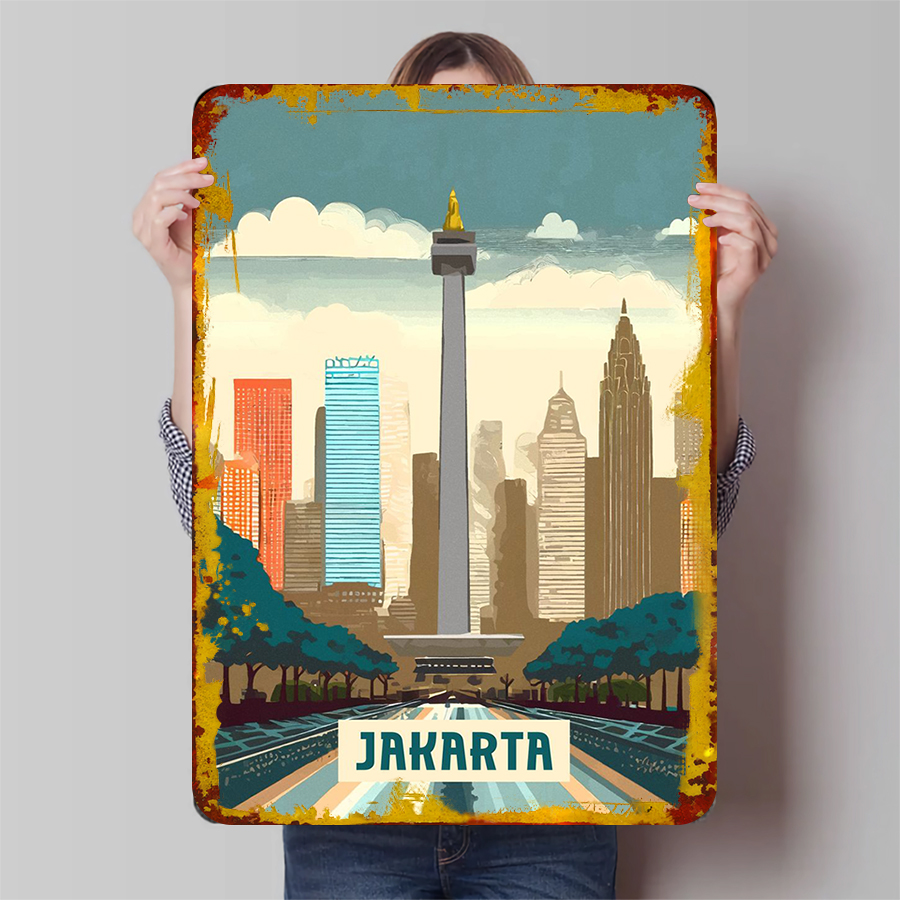 Jakarta Endonezya Landmark Sky - Home Decor Jakarta incelemesi ve fiyatı