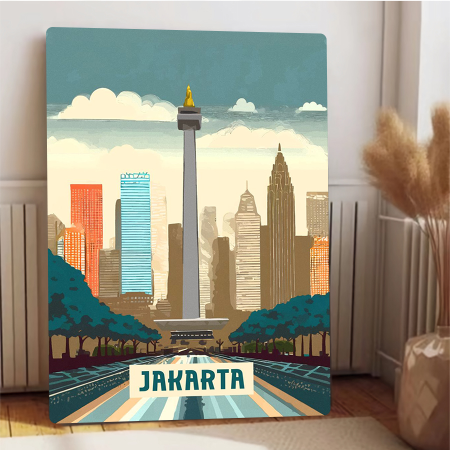 Jakarta Endonezya Landmark Sky - Home Decor Jakarta incelemesi ve fiyatı
