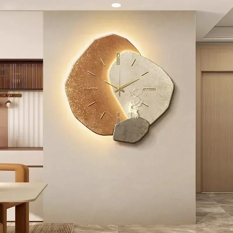 2025 Işık Tasarımlı Modern Saa - Wall Clock Silent incelemesi ve fiyatı