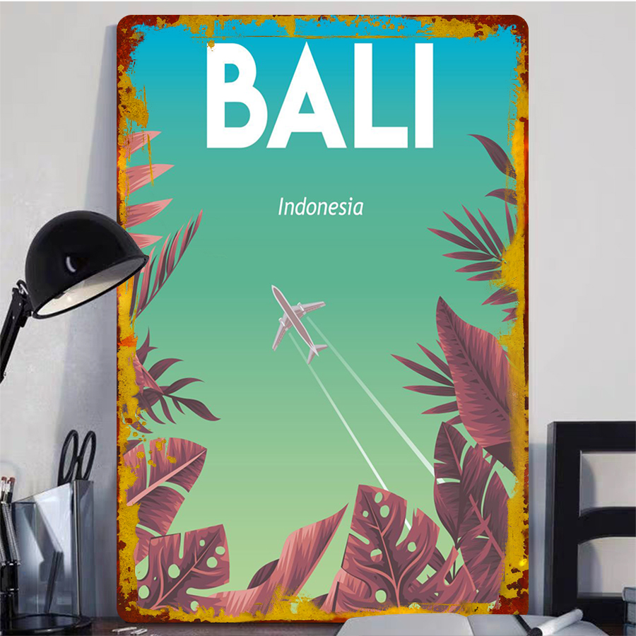 Bali Endonezya Manzara Metal D - Home Decor Bali incelemesi ve fiyatı