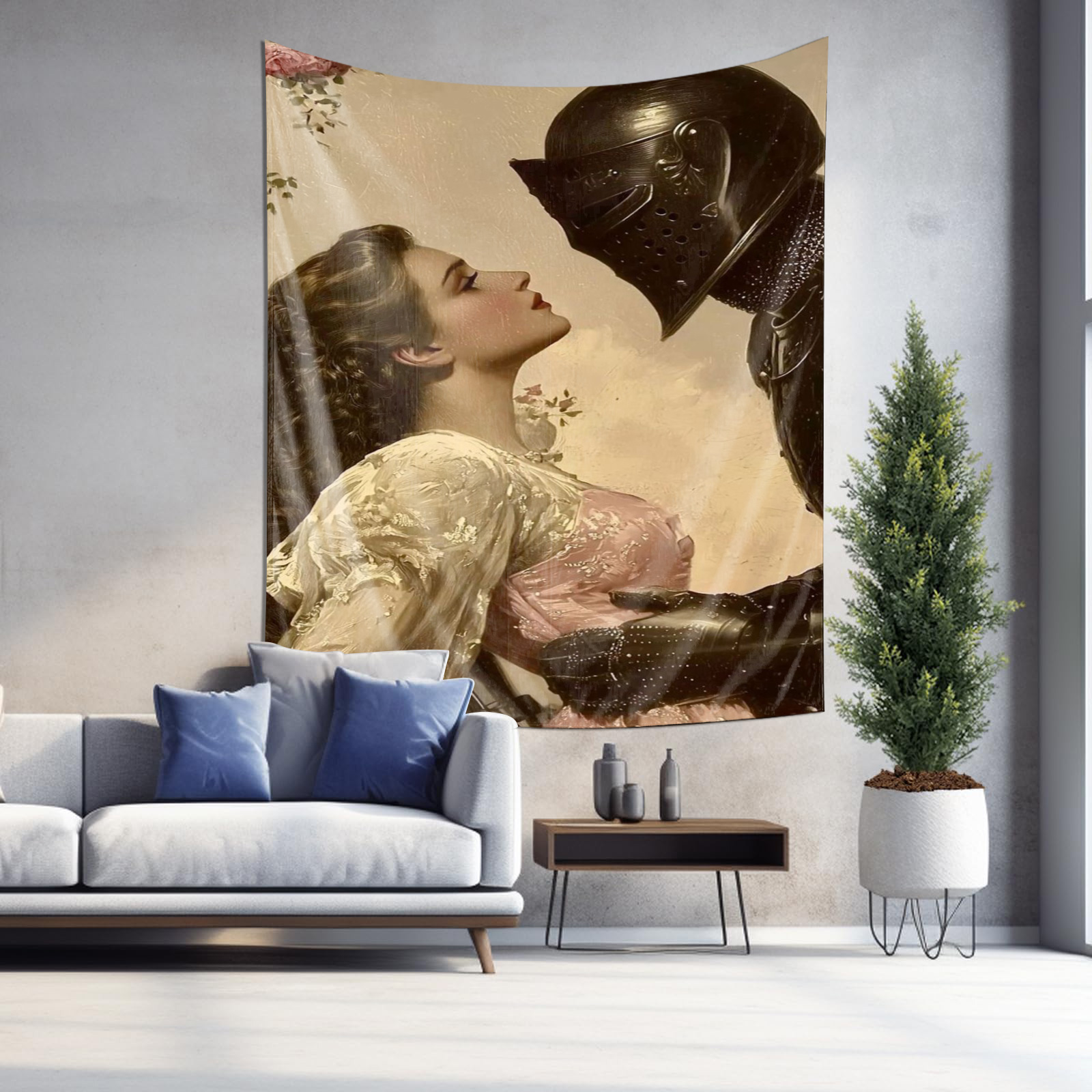 Zarif Şövalye ve Bayan Goblen  - Home Decor Medieval incelemesi ve fiyatı